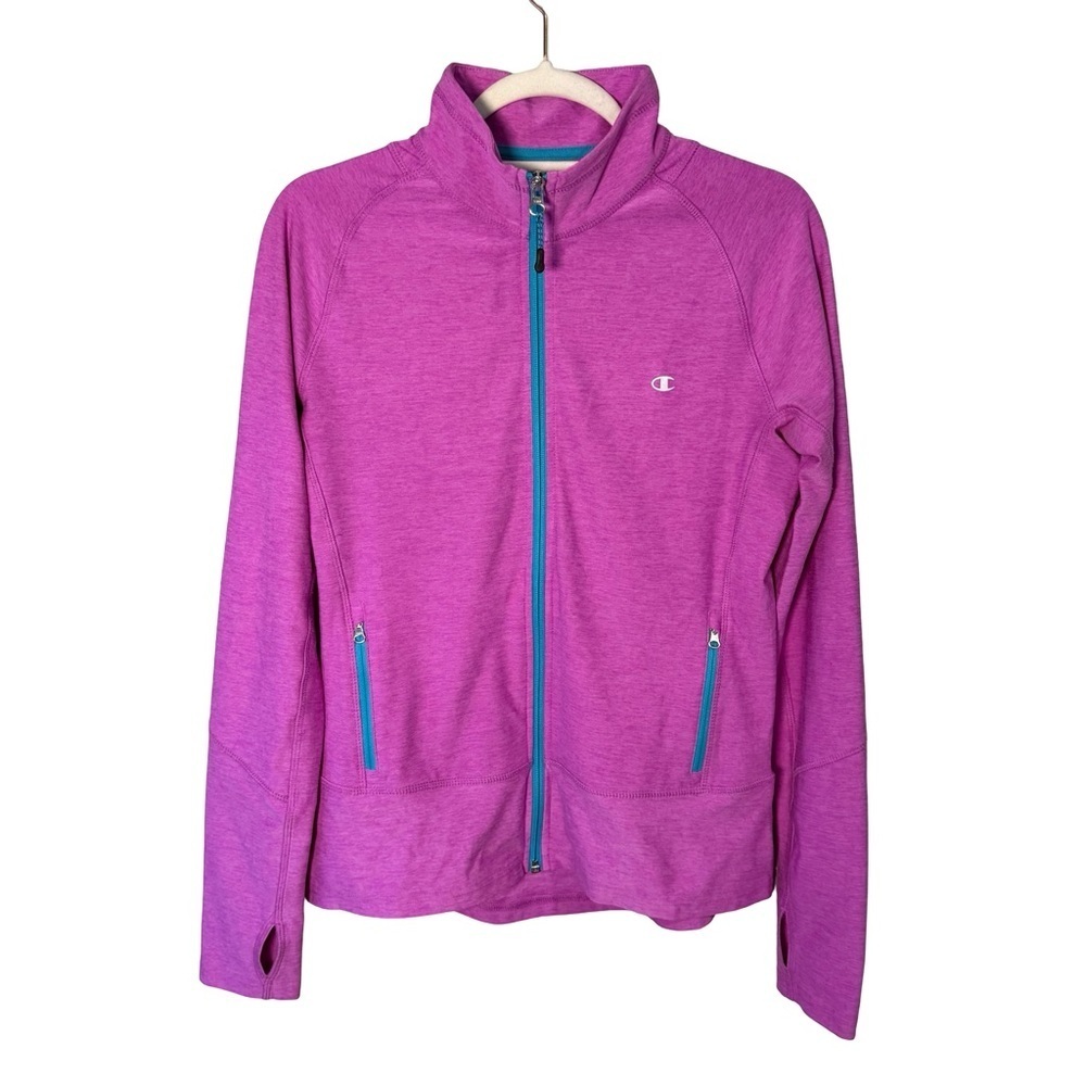 Champion Purple Athletic Jacket Size S Activewear Athleisure Workout Yoga Run